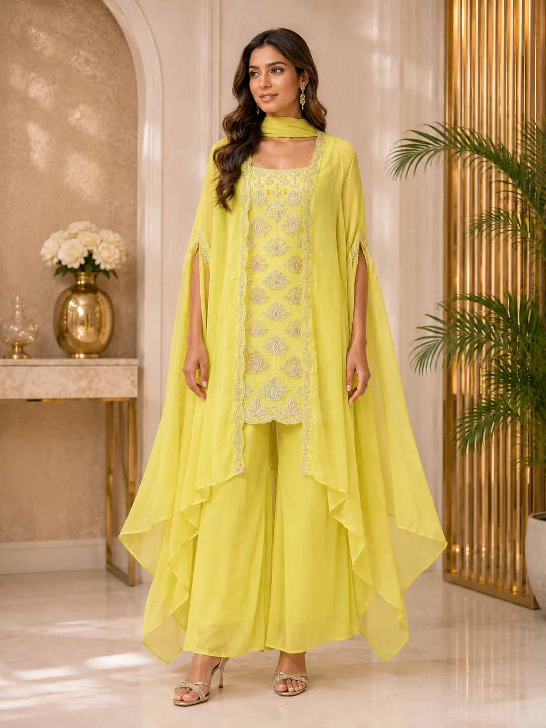 Lime Luxe Cape Set